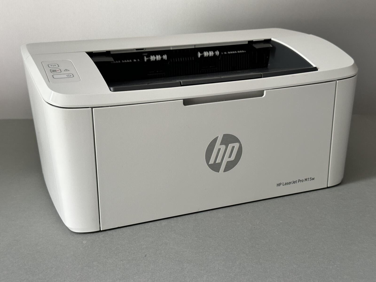 پرینتر پرو - مقایسه کامل پرینترهای HP PageWide و LaserJet؛ کدامیک انتخاب هوشمندانهتری برای کسبوکار شماست؟ - پرینتر HP LaserJet Pro M15w
