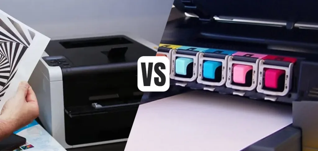 مقایسه پرینتر لیزی و جوهرافشان