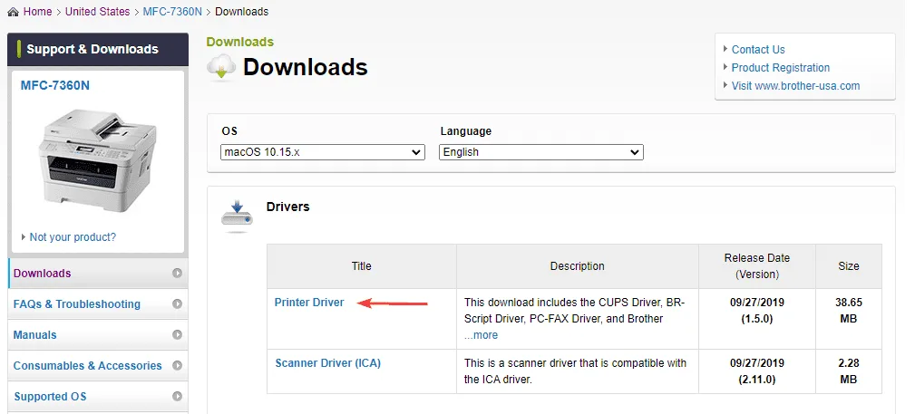 آموزش دانلود و نصب درایور پرینتر Brother آموزش دانلود و نصب درایور پرینتر Brother