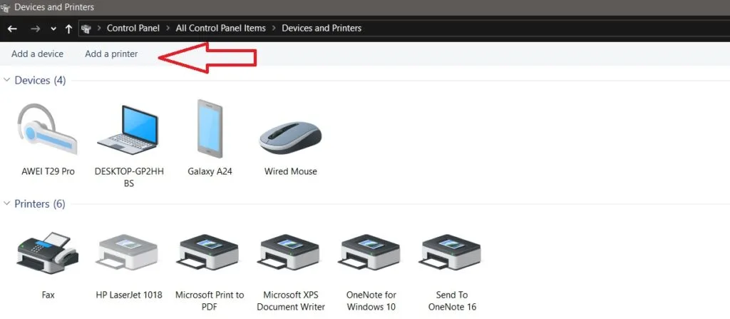 مراحل اشتراک‌گذاری اسکنر HP در شبکه:
