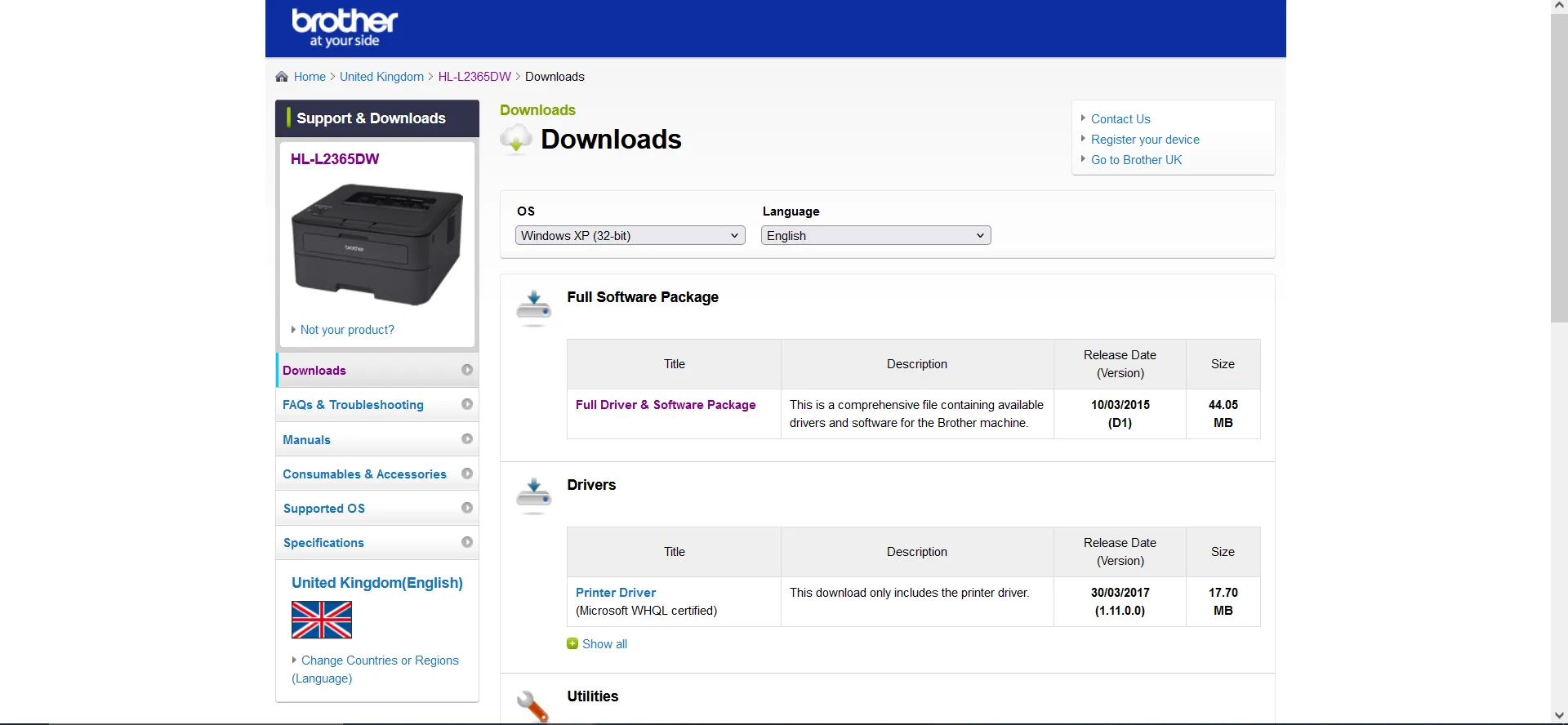 نصب و دانلود درایور پرینتر Brother DCP-L2540DW