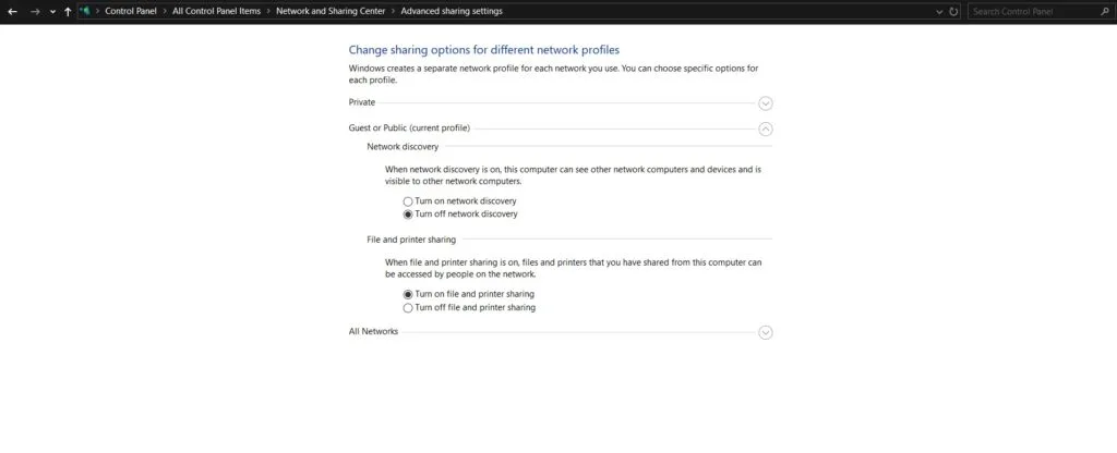 مراحل اشتراک‌گذاری اسکنر HP در شبکه:
