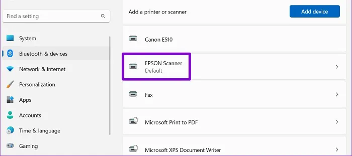 عدم شناسایی اسکنر در ویندوز 11 عدم شناسایی اسکنر در ویندوز 11