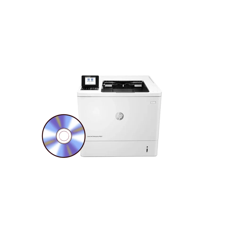 آموزش راه اندازی پرینتر HP LaserJet Enterprise M607n از طریق سی دی (CD)