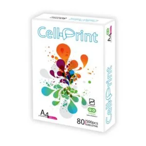 بسته کاغذ A4 Cell Print (سل پرینت) مدل EXECUTIVE وزن 80 گرم بسته 500 برگی – مناسب پرینتر و دستگاه کپی