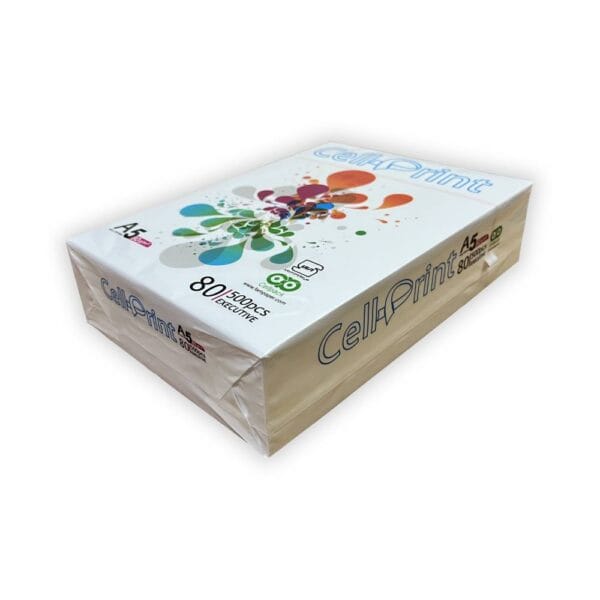 کاغذ A5 سل پرینت (Cell Print) مدل EXECUTIVE وزن 80 گرم بسته 500 عددی