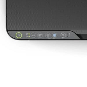 دکمه ها و چراغ های پرینتر رنگی جوهر افشان چندکاره اپسون مدل Epson EcoTank L3250 A4 Wi-Fi Ink Tank Printer