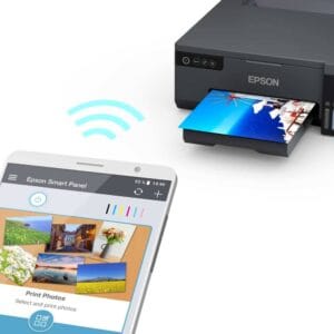 پرینتر رنگی جوهر افشان تک کاره اپسون مدل Epson EcoTank L8050 A4 Wi-Fi Ink Tank Printer با قابلیت اتصال به گوشی موبایل