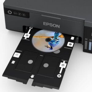 پرینتر رنگی جوهر افشان تک کاره اپسون مدل Epson EcoTank L8050 A4 Wi-Fi Ink Tank Printer با قابلیت چاپ روی CD (سی دی) و DVD (دی وی دی)