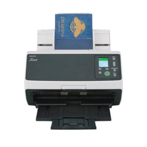 پرینتر پرو - اسکنر اسناد ریکو مدل Ricoh fi-8170 Color Duplex Document Scanner - Ricoh fi‑8170 Image Scanner با سرعت بالا، اتصال USB و LAN، و اسکن اسناد ضخیم تا 7 میلیمتر