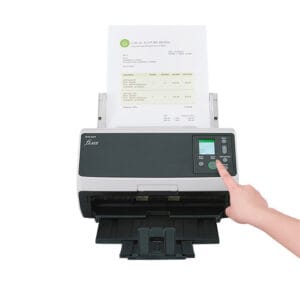 پرینتر پرو - اسکنر اسناد ریکو مدل Ricoh fi-8170 Color Duplex Document Scanner - نمایشگر و دکمه های اسکنر اسناد ریکو مدل Ricoh fi-8170 Color Duplex Document Scanner