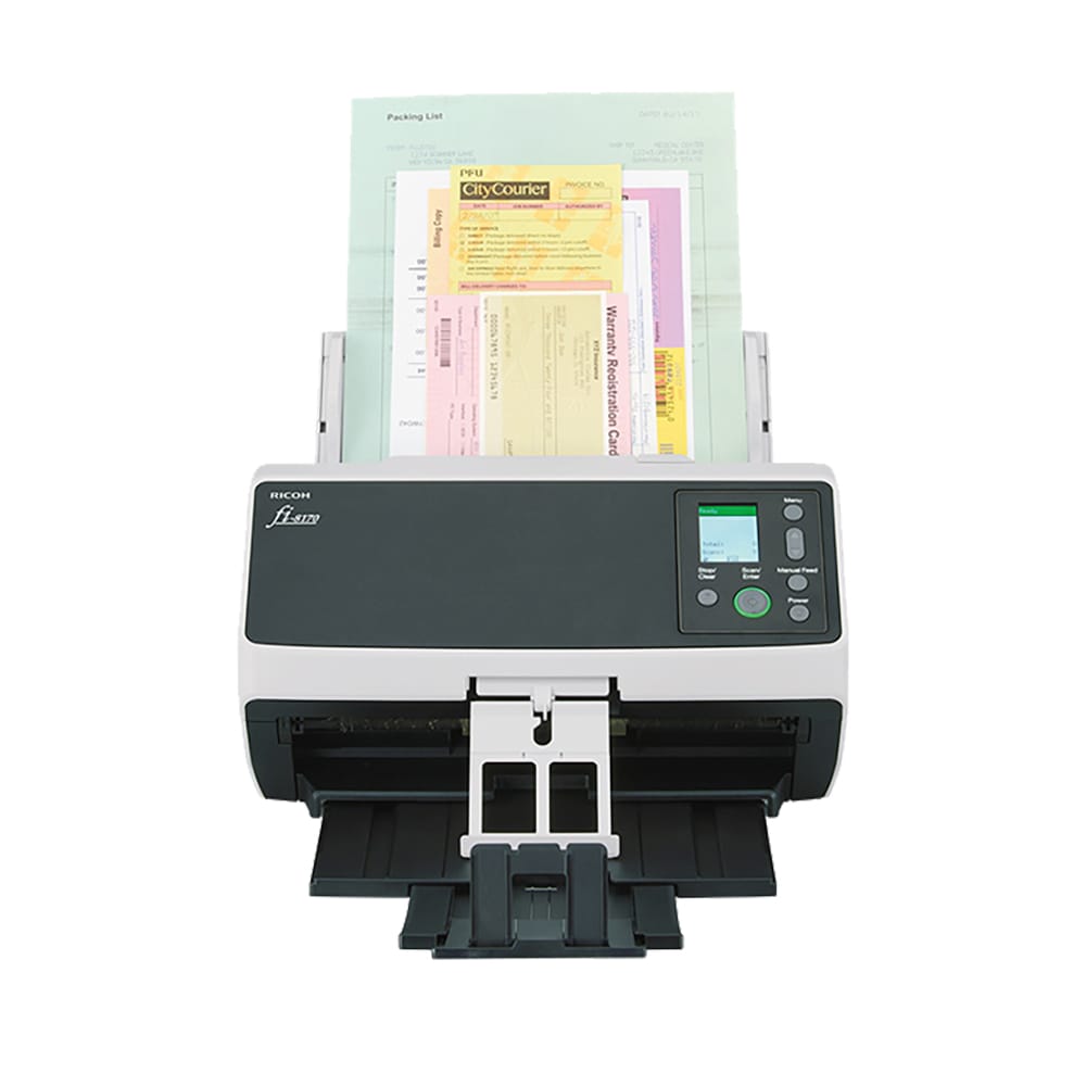 Ricoh fi‑8170 Image Scanner با سرعت بالا و اتصال USB و LAN برای دفاتر پرتردد و پردازش سریع اسناد کاغذی و کارتهای پلاستیکی Ricoh fi‑8170 Image Scanner با سرعت بالا و اتصال USB و LAN برای دفاتر پرتردد و پردازش سریع اسناد کاغذی و کارتهای پلاستیکی