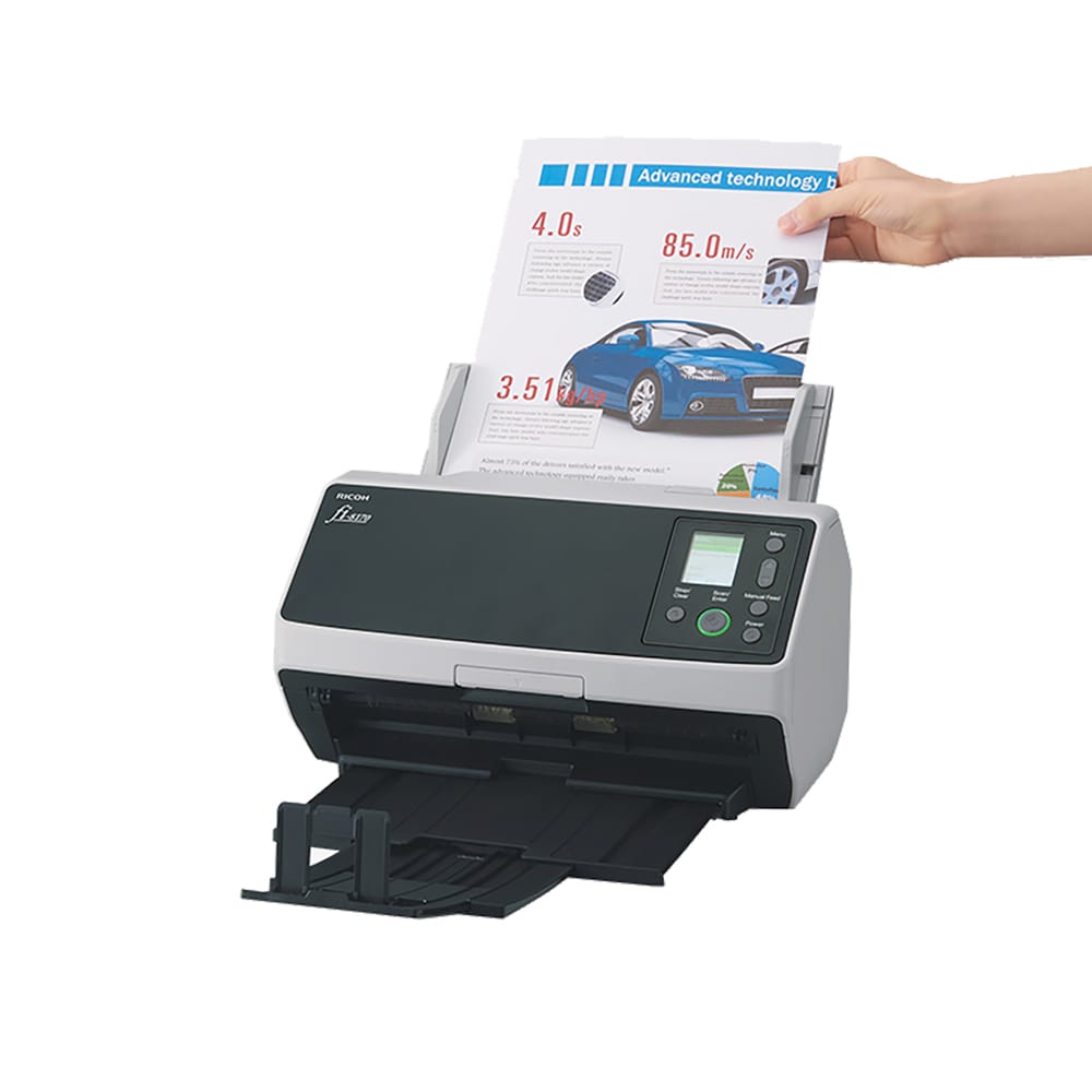 Ricoh fi‑8170 Color Duplex Document Scanner با نرمافزار PaperStream Capture و طراحی جمعوجور برای دفاتر و سازمانها Ricoh fi‑8170 Color Duplex Document Scanner با نرمافزار PaperStream Capture و طراحی جمعوجور برای دفاتر و سازمانها