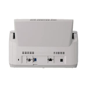 پرینتر پرو - اسکنر اسناد ریکو مدل Ricoh fi-8170 Color Duplex Document Scanner - نمای پشت اسکنر حرفهای ریکو Ricoh fi‑8170 با پورتهای USB و شبکه (LAN/Ethernet)
