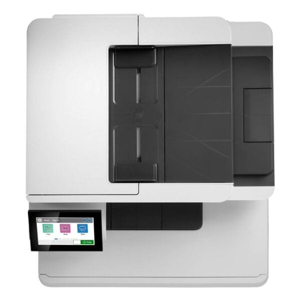 نمای بالایی و کاغذکش پرینتر رنگی اچ پی HP Color LaserJet Enterprise MFP M480f Printer