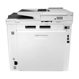 نمای پشت پرینتر رنگی لیزری چندکاره اچ پی مدل HP Color LaserJet Enterprise MFP M480f Printer