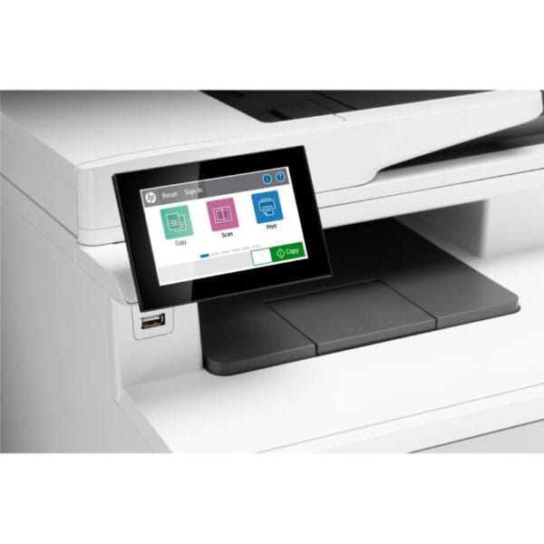نمایشگر پرینتر رنگی لیزری چندکاره اچ پی مدل HP Color LaserJet Enterprise MFP M480f Printer