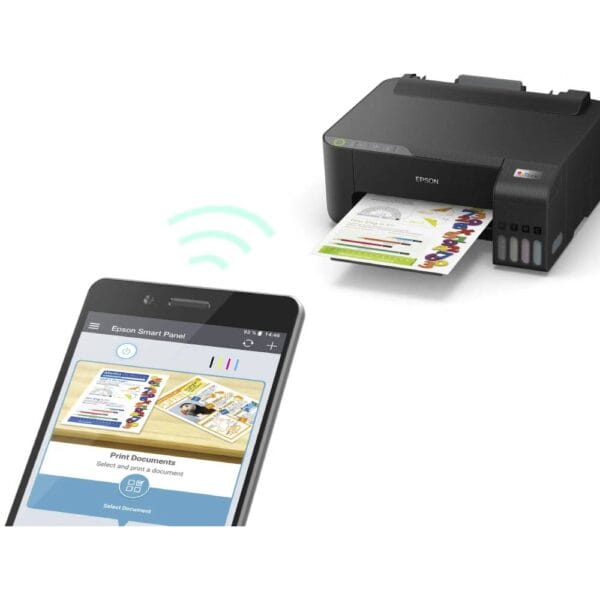 پرینتر رنگی جوهر افشان تک کاره اپسون Epson EcoTank L1250 با قابلیت اتصال گوشی