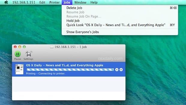 باز کردن صف چاپ (Print Queue)