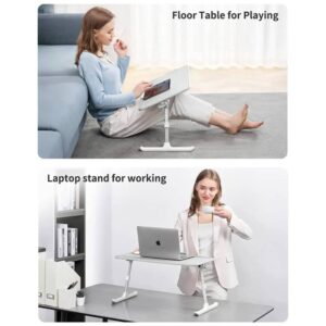 میز لپ تاپ سایجی AL33 رنگ خاکستری، مناسب استفاده روی مبل، تخت و میز