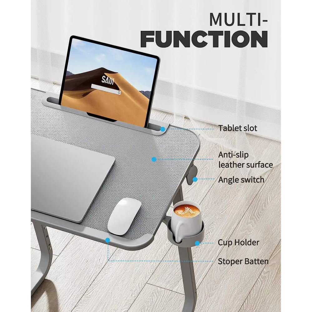 SAIJI F2 Laptop bed table (7) میز لپ تاپ ایستاده سایجی مدل SAIJI F2 Laptop bed table