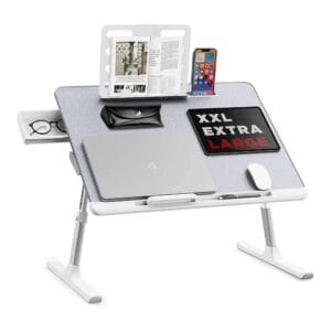 میز لپ تاپ قابل حمل سایجی مدل SAIJI K7 Ultimate Portable laptop table رنگ خاکستری