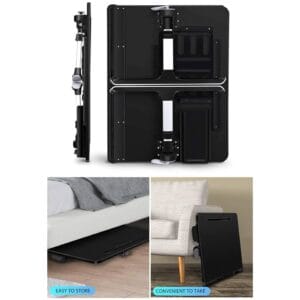 حالت ایستاده از بغل (کنار) و تاشو میز لپ تاپ سایجی SAIJI K7 Ultimate