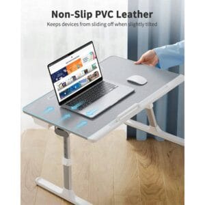 میز لپ تاپ قابل حمل سایجی مدل SAIJI K7 Ultimate Portable laptop table با سطح ضد لغزش