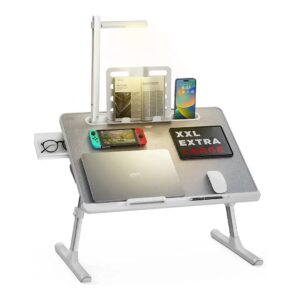 میز لپ تاپ قابل حمل سایجی مدل SAIJI K8 Ultimate Foldable laptop desk رنگ خاکستری