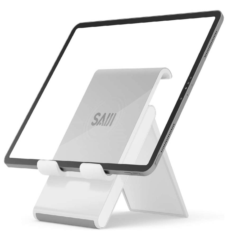پایه نگهدارنده (هولدر) تبلت SAIJI S0 Plus رنگ خاکستری پایه نگهدارنده (هولدر) تبلت رومیزی سایجی مدل SAIJI S0 Plus Tablet Stand با رنگ خاکستری