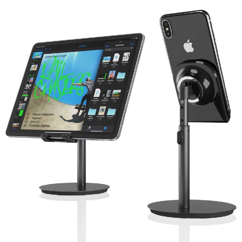 SAIJI S1 PLUS Phone and Tablet Stand (5) پایه نگهدارنده (هولدر) موبایل و تبلت رومیزی سایجی مدل SAIJI S1 Plus