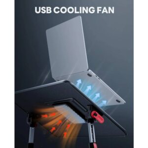 پرینتر پرو - میز لپ تاپ قابل حمل سایجی با فن خنک کننده مدل SAIJI A8L Laptop Table - میز لپ تاپ قابل حمل سایجی با فن خنک کننده مدل SAIJI A8L Laptop Table