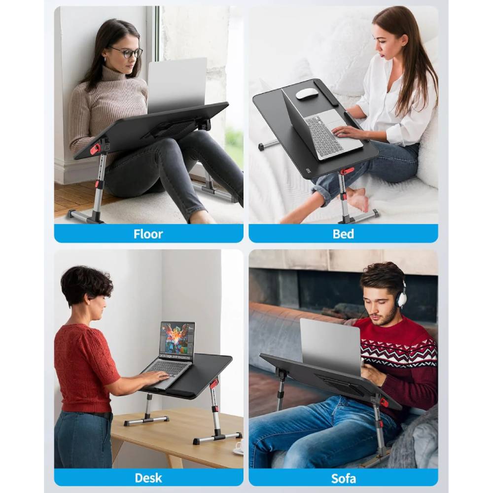 Saiji A8L Laptop Table with Cooling Fan (16) میز لپ تاپ قابل حمل سایجی با فن خنک کننده مدل SAIJI A8L Laptop Table