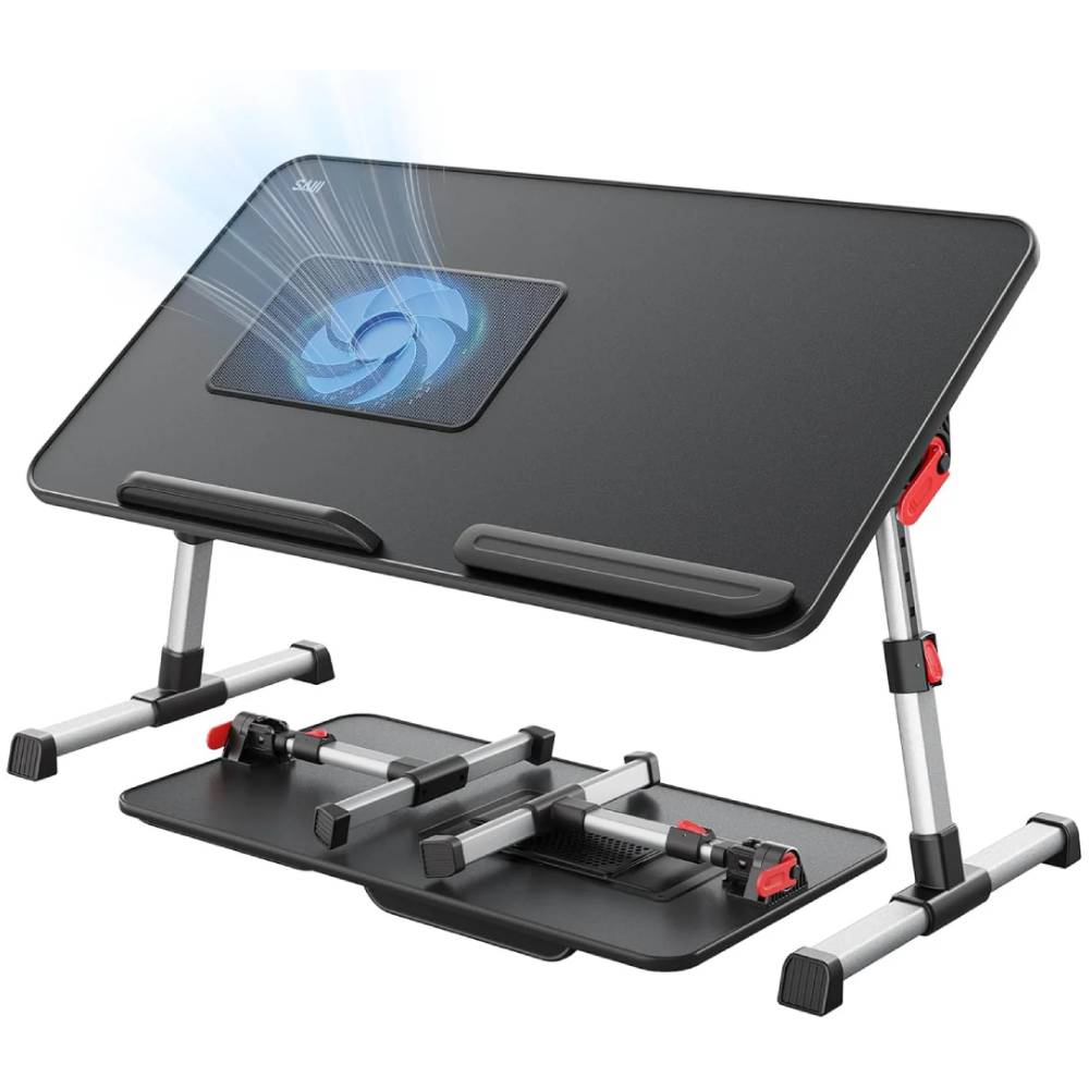 Saiji A8L Laptop Table with Cooling Fan (17) میز لپ تاپ قابل حمل سایجی با فن خنک کننده مدل SAIJI A8L Laptop Table