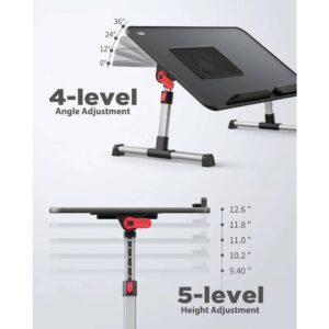 پرینتر پرو - میز لپ تاپ قابل حمل سایجی با فن خنک کننده مدل SAIJI A8L Laptop Table - میز لپ تاپ قابل حمل سایجی با فن خنک کننده مدل SAIJI A8L Laptop Table