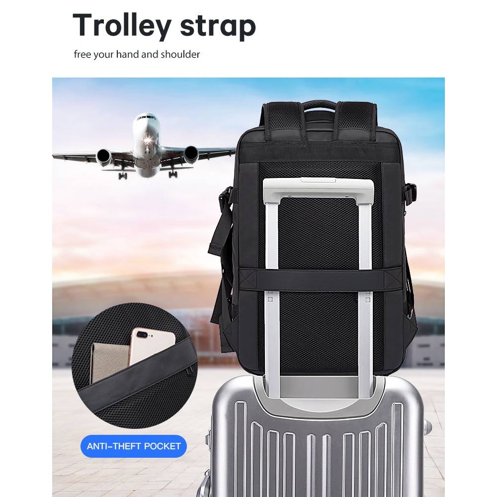 BANGE BG-1908D Backpack (15) کیف کوله پشتی بنج مدل BANGE BG-1908D Backpack مناسب برای لپ تاپ تا 17.3 اینچی