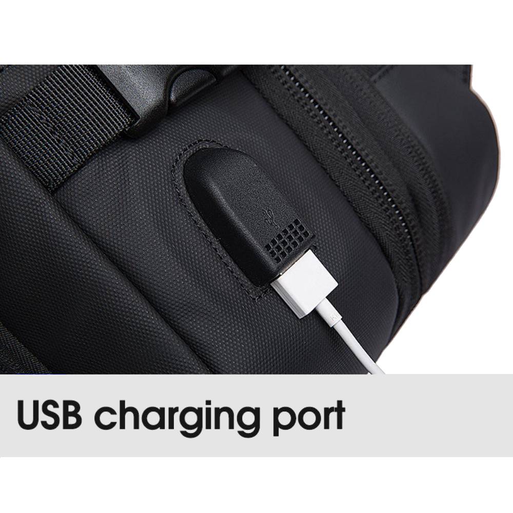 BANGE BG-1908D Backpack (5) کیف کوله پشتی بنج مدل BANGE BG-1908D Backpack مناسب برای لپ تاپ تا 17.3 اینچی