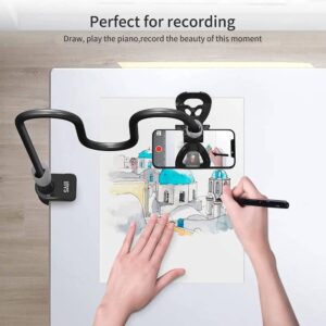 پایه نگهدارنده (هولدر) انعطاف پذیر موبایل مخصوص تخت سایجی مدل SAIJI IVY